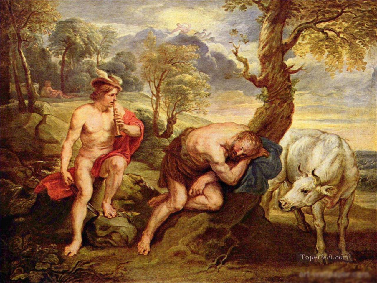 Mercurio y Argos Peter Paul Rubens Pintura al óleo